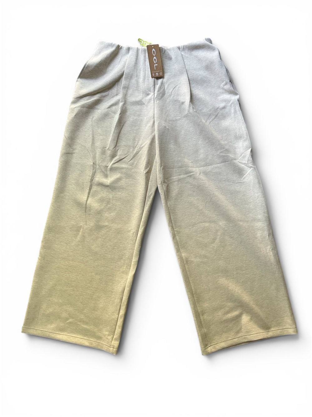 OGL women’s size XL Off-White Knit Wide-Leg Pants